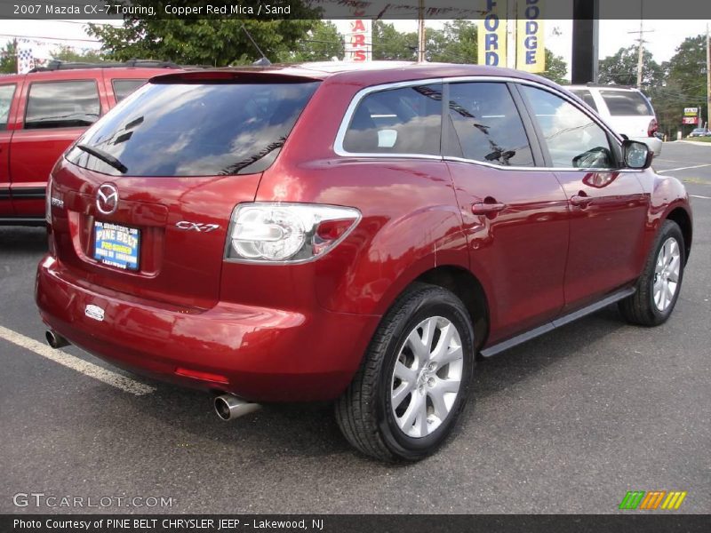 Copper Red Mica / Sand 2007 Mazda CX-7 Touring