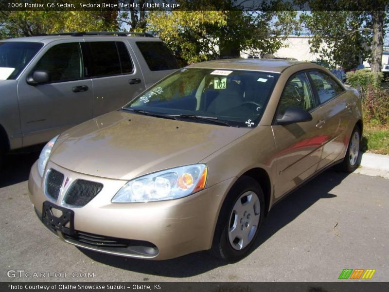 Sedona Beige Metallic / Light Taupe 2006 Pontiac G6 Sedan