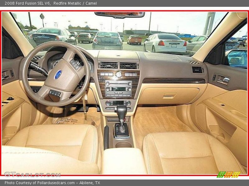 Redfire Metallic / Camel 2008 Ford Fusion SEL V6