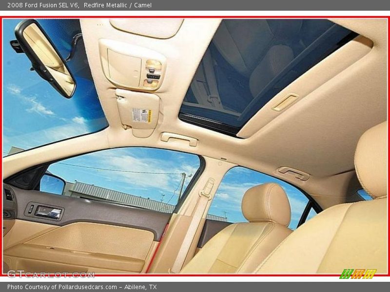 Redfire Metallic / Camel 2008 Ford Fusion SEL V6