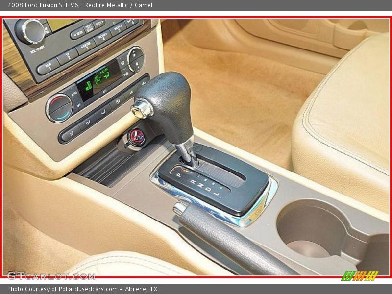 Redfire Metallic / Camel 2008 Ford Fusion SEL V6