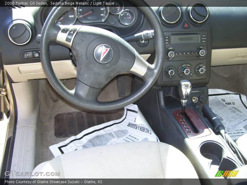Sedona Beige Metallic / Light Taupe 2006 Pontiac G6 Sedan