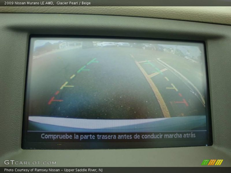 Glacier Pearl / Beige 2009 Nissan Murano LE AWD