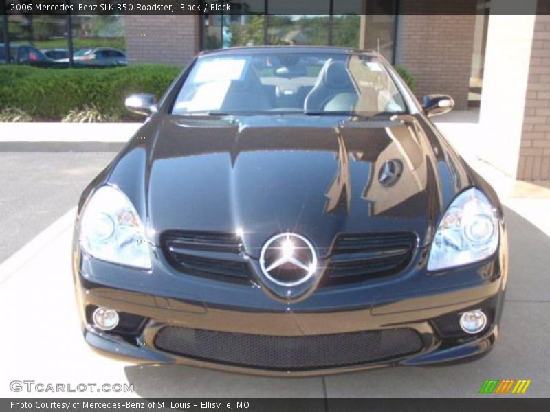 Black / Black 2006 Mercedes-Benz SLK 350 Roadster