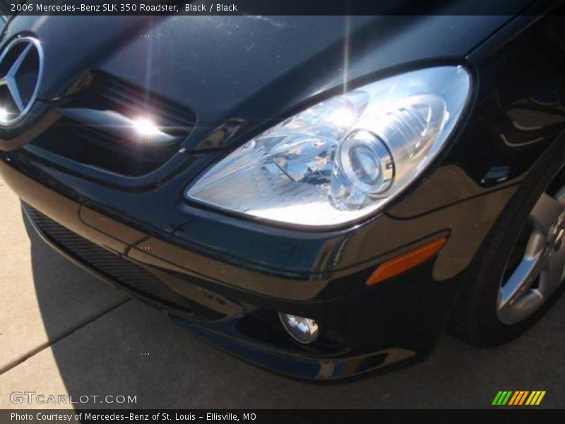 Black / Black 2006 Mercedes-Benz SLK 350 Roadster