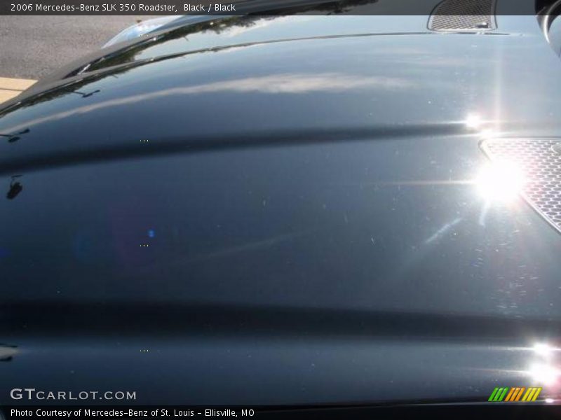 Black / Black 2006 Mercedes-Benz SLK 350 Roadster