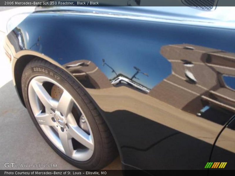 Black / Black 2006 Mercedes-Benz SLK 350 Roadster