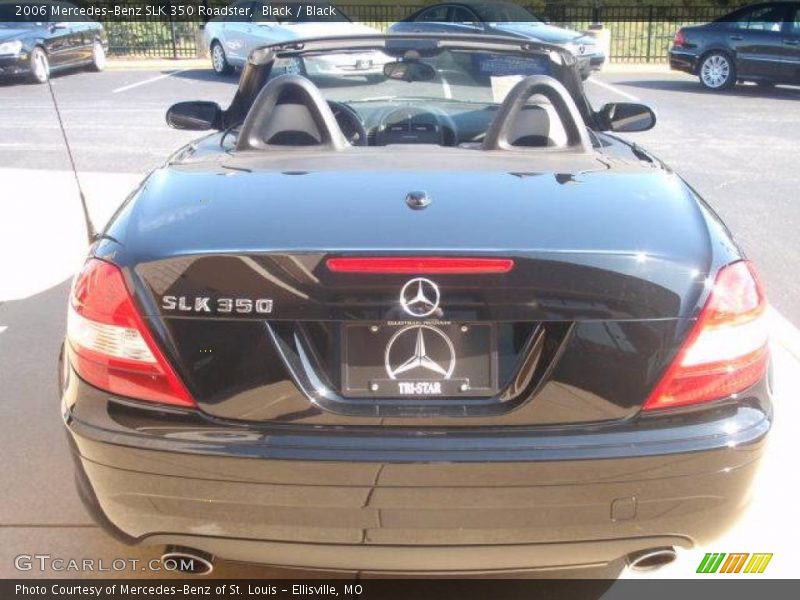 Black / Black 2006 Mercedes-Benz SLK 350 Roadster