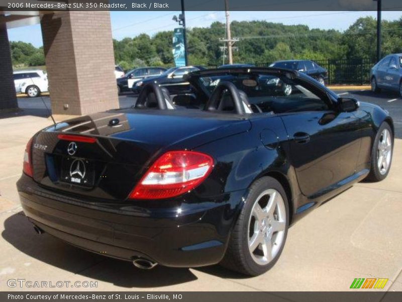 Black / Black 2006 Mercedes-Benz SLK 350 Roadster