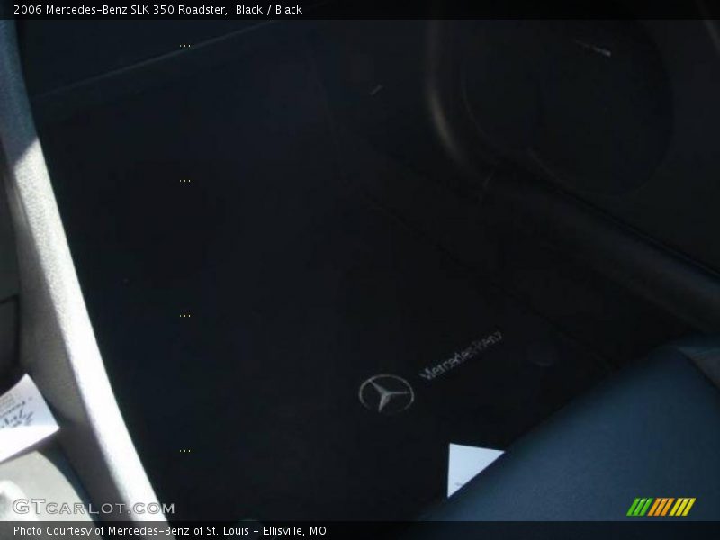 Black / Black 2006 Mercedes-Benz SLK 350 Roadster