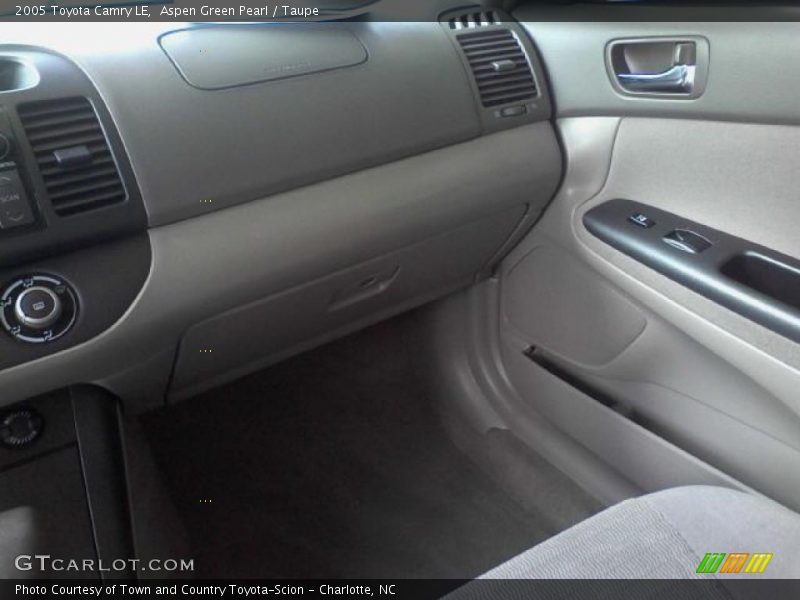 Aspen Green Pearl / Taupe 2005 Toyota Camry LE