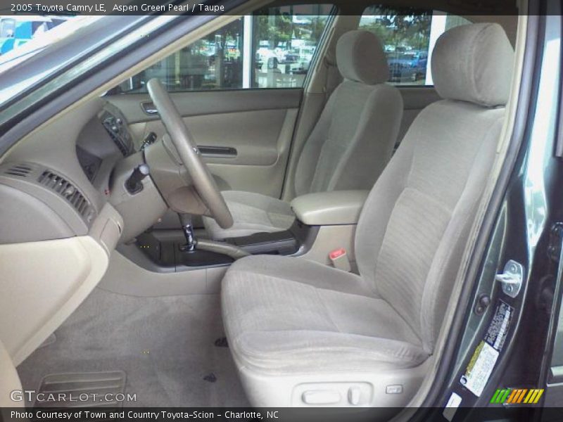 Aspen Green Pearl / Taupe 2005 Toyota Camry LE