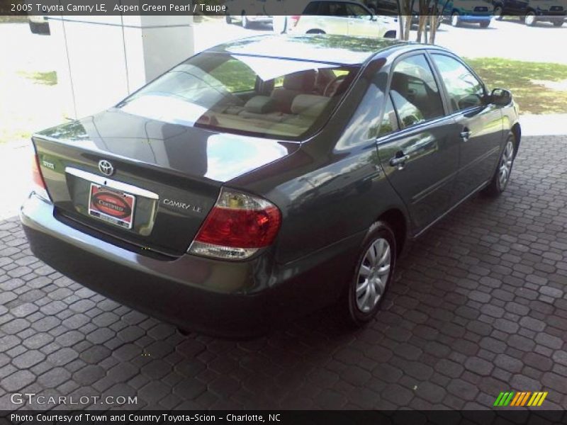 Aspen Green Pearl / Taupe 2005 Toyota Camry LE
