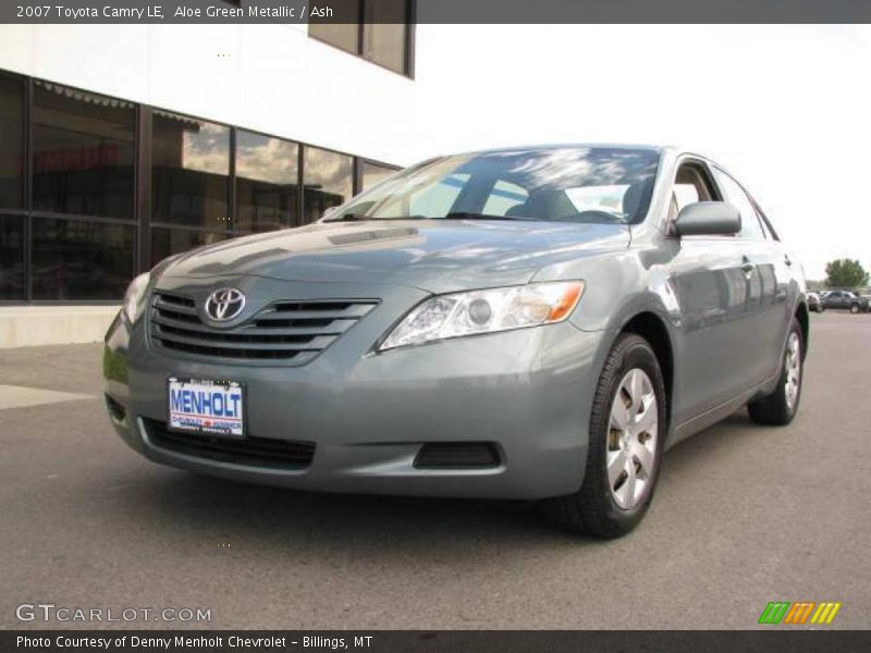 Aloe Green Metallic / Ash 2007 Toyota Camry LE