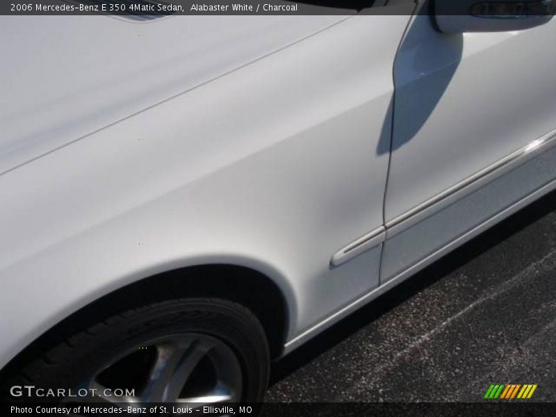Alabaster White / Charcoal 2006 Mercedes-Benz E 350 4Matic Sedan