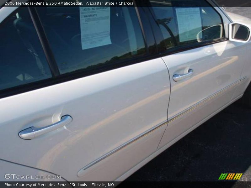 Alabaster White / Charcoal 2006 Mercedes-Benz E 350 4Matic Sedan