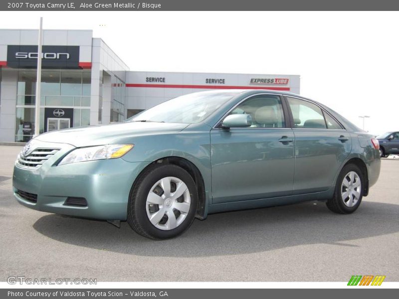 Aloe Green Metallic / Bisque 2007 Toyota Camry LE