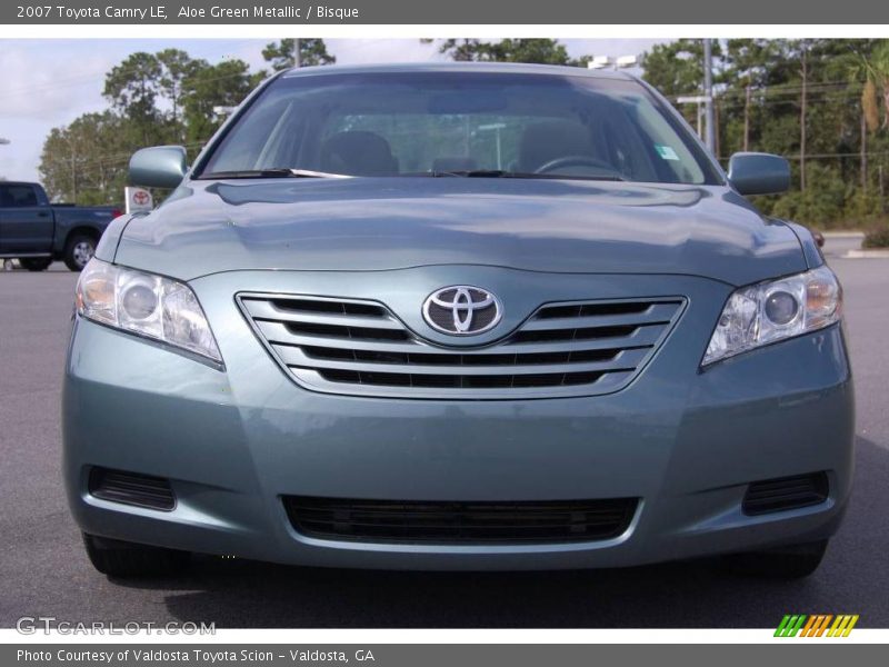 Aloe Green Metallic / Bisque 2007 Toyota Camry LE