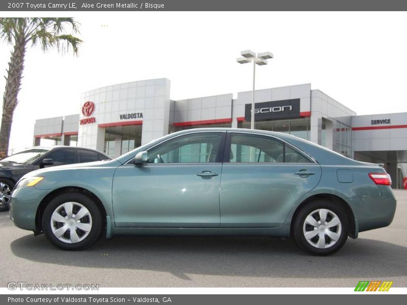 Aloe Green Metallic / Bisque 2007 Toyota Camry LE