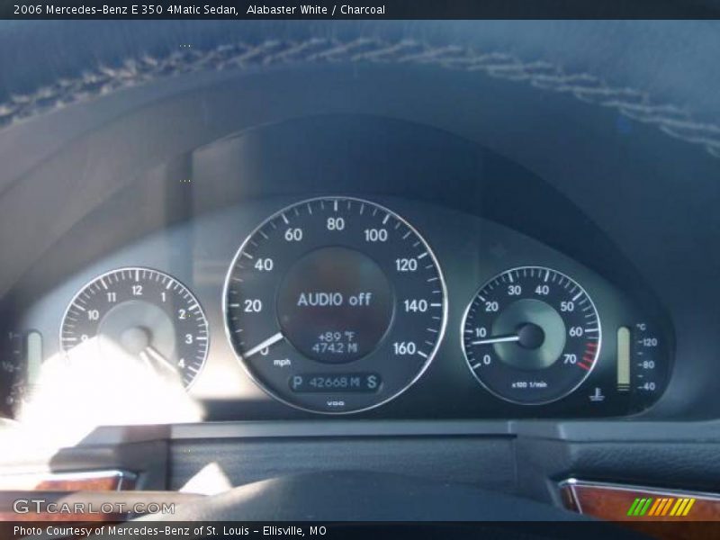 Alabaster White / Charcoal 2006 Mercedes-Benz E 350 4Matic Sedan
