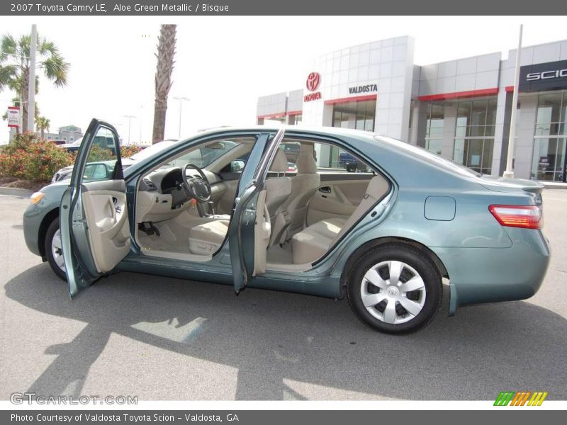 Aloe Green Metallic / Bisque 2007 Toyota Camry LE