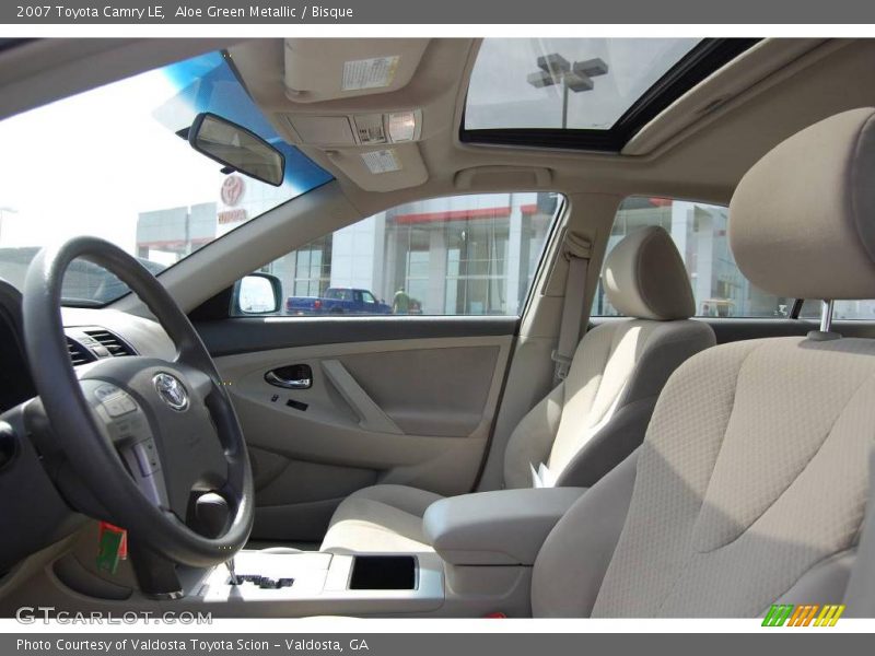 Aloe Green Metallic / Bisque 2007 Toyota Camry LE
