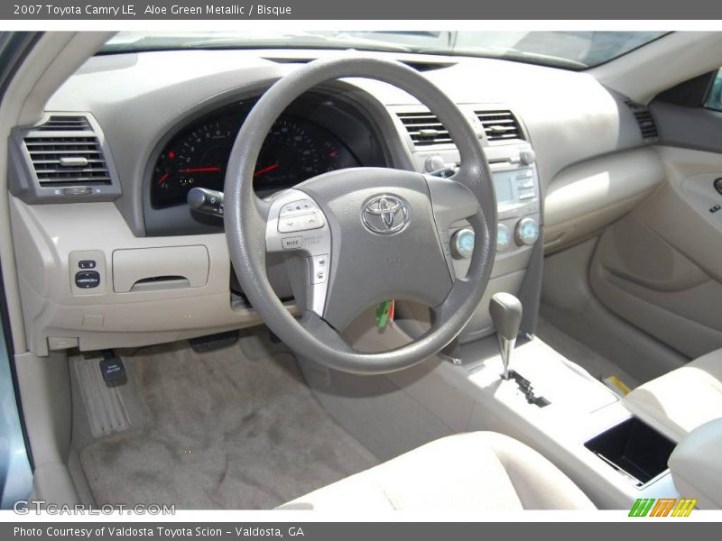Aloe Green Metallic / Bisque 2007 Toyota Camry LE