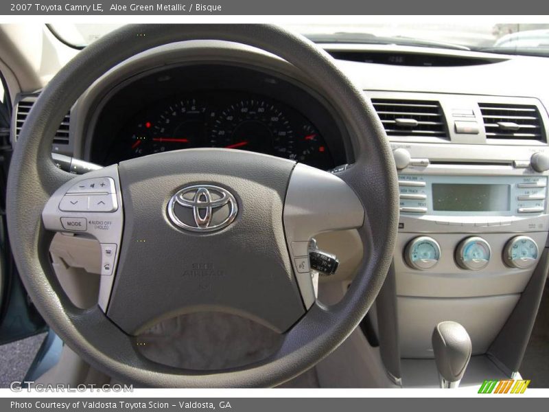 Aloe Green Metallic / Bisque 2007 Toyota Camry LE