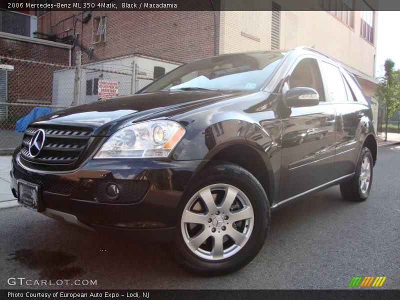 Black / Macadamia 2006 Mercedes-Benz ML 350 4Matic