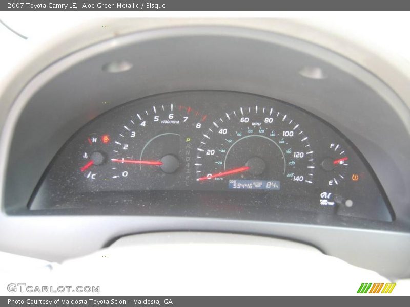 Aloe Green Metallic / Bisque 2007 Toyota Camry LE