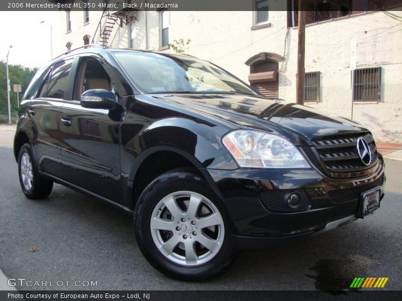 Black / Macadamia 2006 Mercedes-Benz ML 350 4Matic