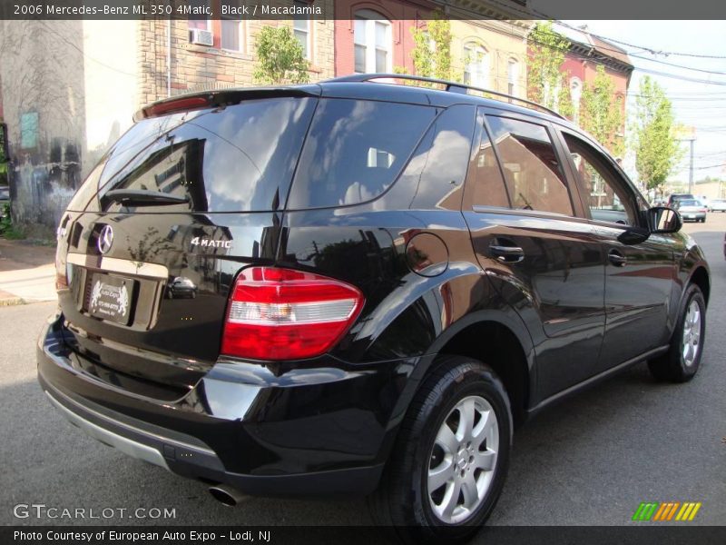 Black / Macadamia 2006 Mercedes-Benz ML 350 4Matic