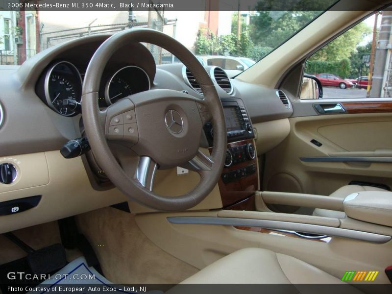 Black / Macadamia 2006 Mercedes-Benz ML 350 4Matic