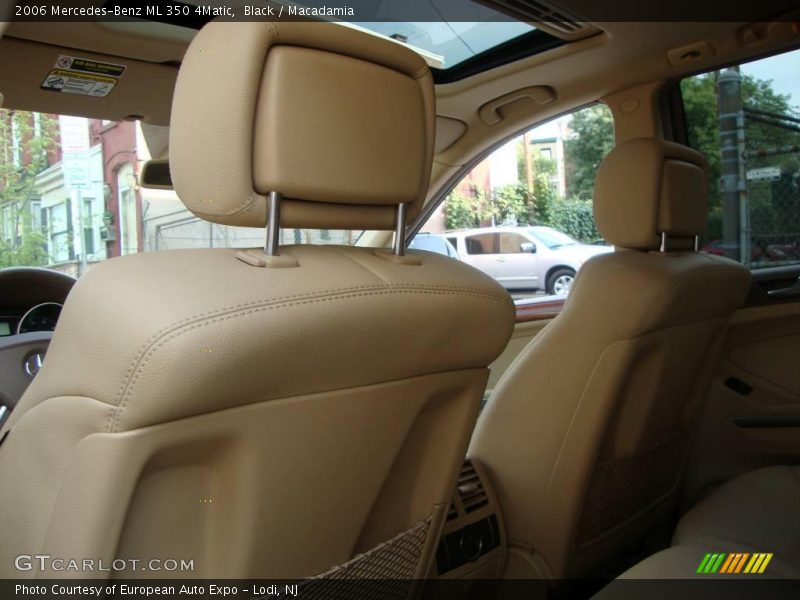 Black / Macadamia 2006 Mercedes-Benz ML 350 4Matic