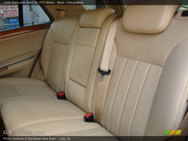 Black / Macadamia 2006 Mercedes-Benz ML 350 4Matic