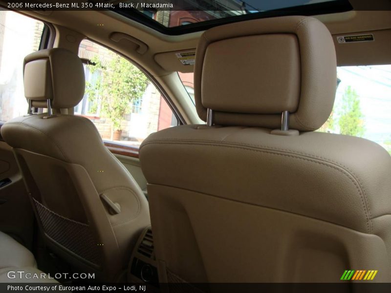Black / Macadamia 2006 Mercedes-Benz ML 350 4Matic