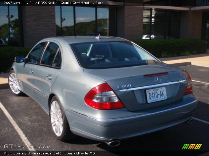 Granite Grey Metallic / Black 2007 Mercedes-Benz E 350 Sedan