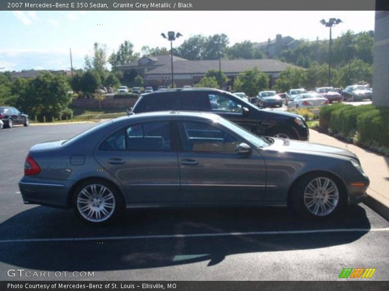 Granite Grey Metallic / Black 2007 Mercedes-Benz E 350 Sedan