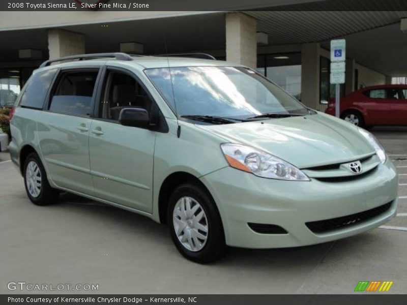 Silver Pine Mica / Stone 2008 Toyota Sienna LE
