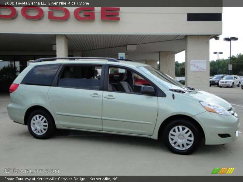 Silver Pine Mica / Stone 2008 Toyota Sienna LE