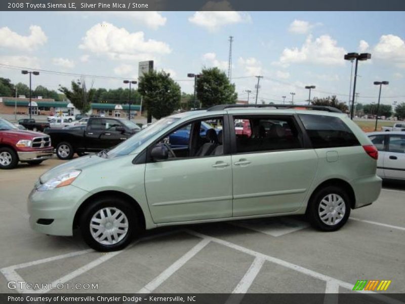 Silver Pine Mica / Stone 2008 Toyota Sienna LE