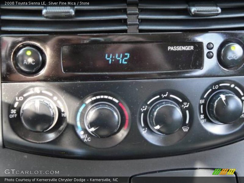 Silver Pine Mica / Stone 2008 Toyota Sienna LE