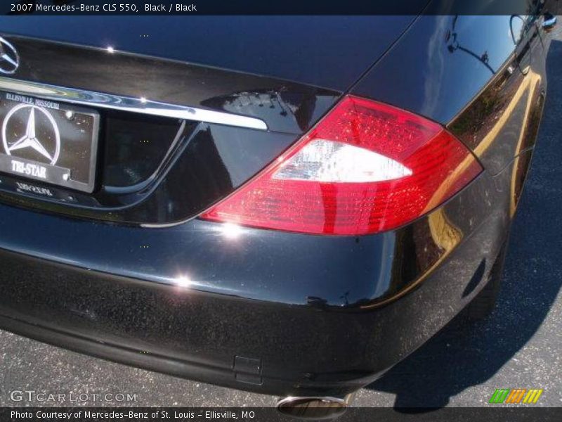 Black / Black 2007 Mercedes-Benz CLS 550