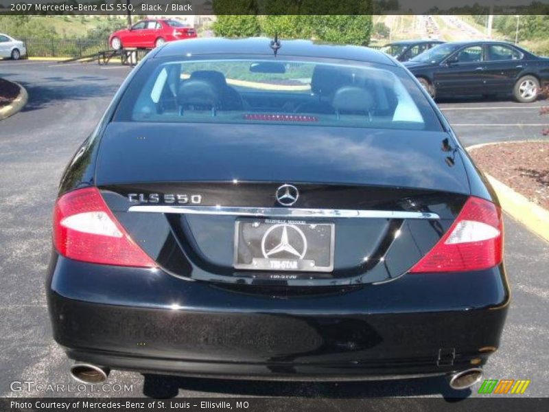 Black / Black 2007 Mercedes-Benz CLS 550