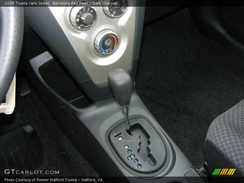 Barcelona Red Pearl / Dark Charcoal 2008 Toyota Yaris Sedan