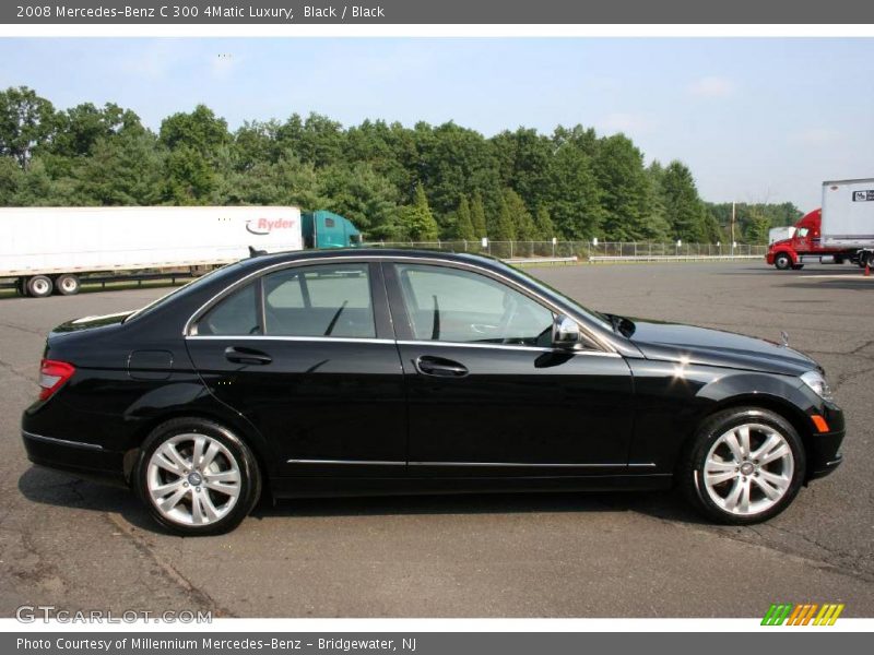 Black / Black 2008 Mercedes-Benz C 300 4Matic Luxury