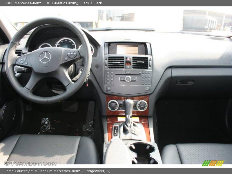 Black / Black 2008 Mercedes-Benz C 300 4Matic Luxury