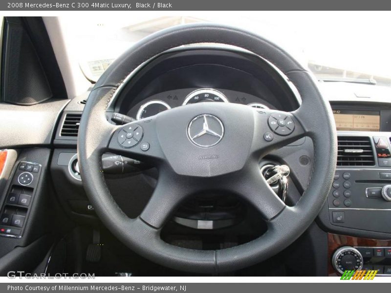 Black / Black 2008 Mercedes-Benz C 300 4Matic Luxury