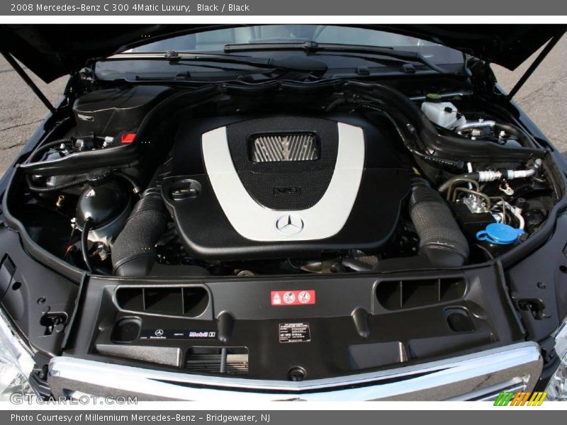 Black / Black 2008 Mercedes-Benz C 300 4Matic Luxury