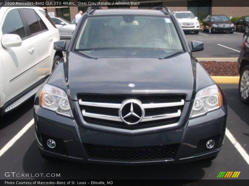 Steel Grey Metallic / Almond/Black 2010 Mercedes-Benz GLK 350 4Matic